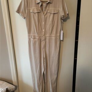Women's Beige Jumpsuit
